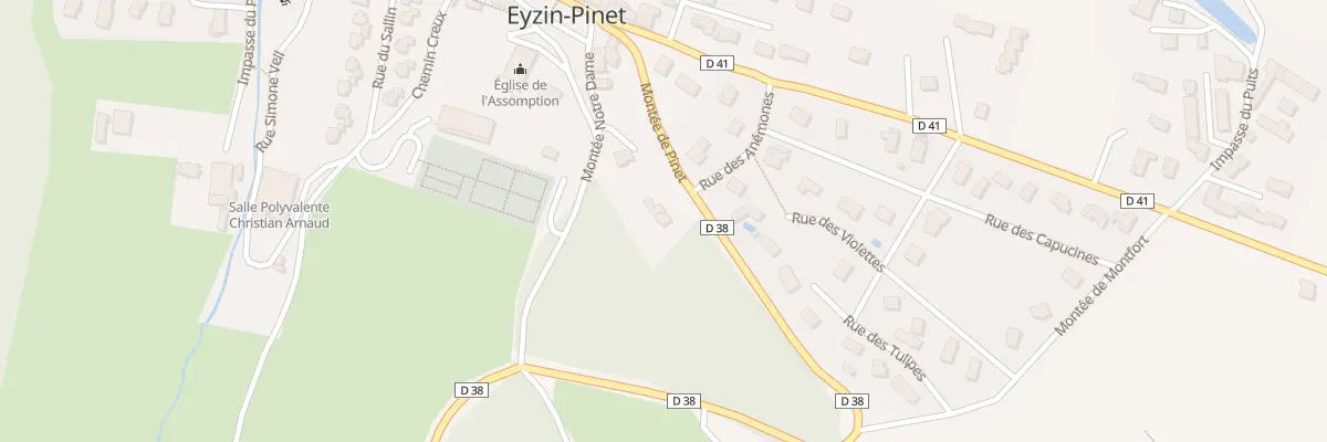 Plan du 138 Mte de Pinet à Eyzin-Pinet