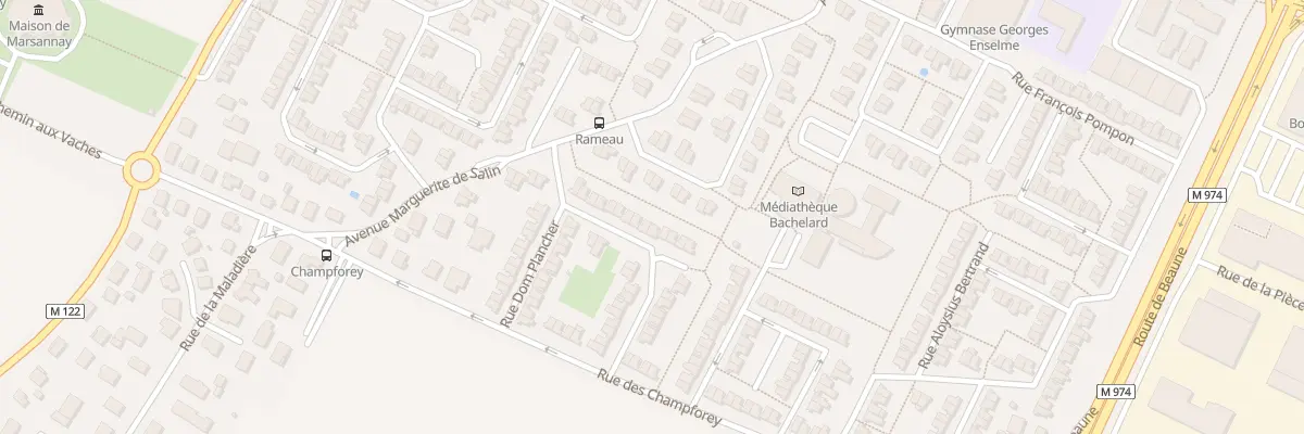 Plan du 17 Rue Jacques Bénigne Bossuet à Marsannay-la-Côte