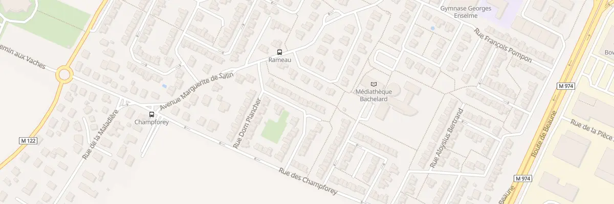 Plan du 19 Rue Jacques Bénigne Bossuet à Marsannay-la-Côte