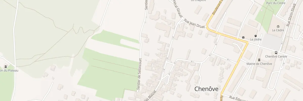Plan du 3 Rue Charles Poisot à Chenôve