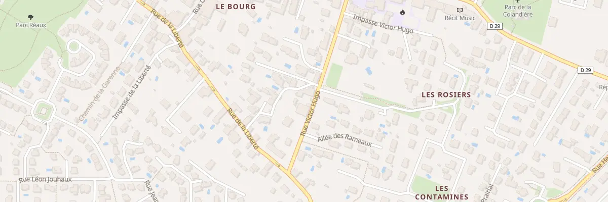 Plan du 12 Rue Victor Hugo à Genas