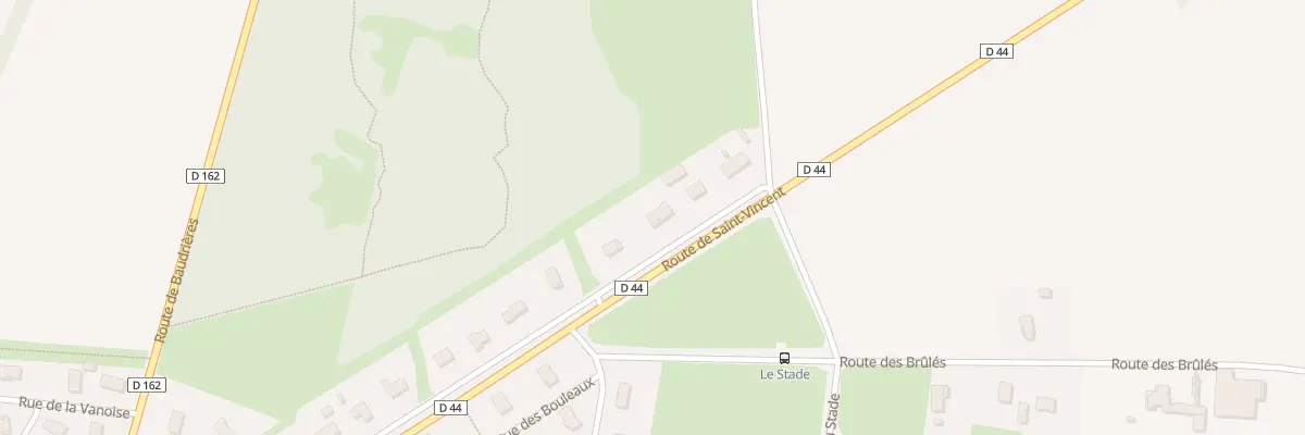 Plan du 1247 Rte de Saint-Vincent à Simandre