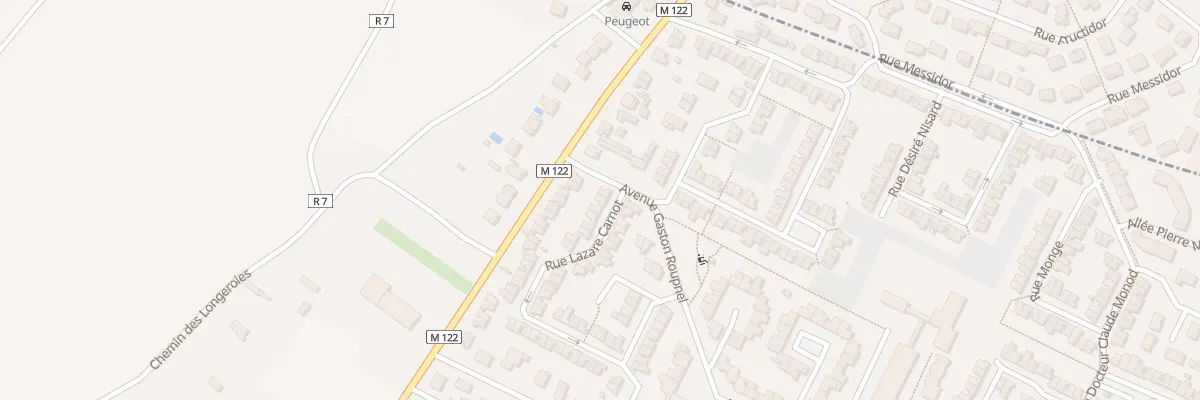 Plan du 4 Rue Lazare Carnot à Marsannay-la-Côte