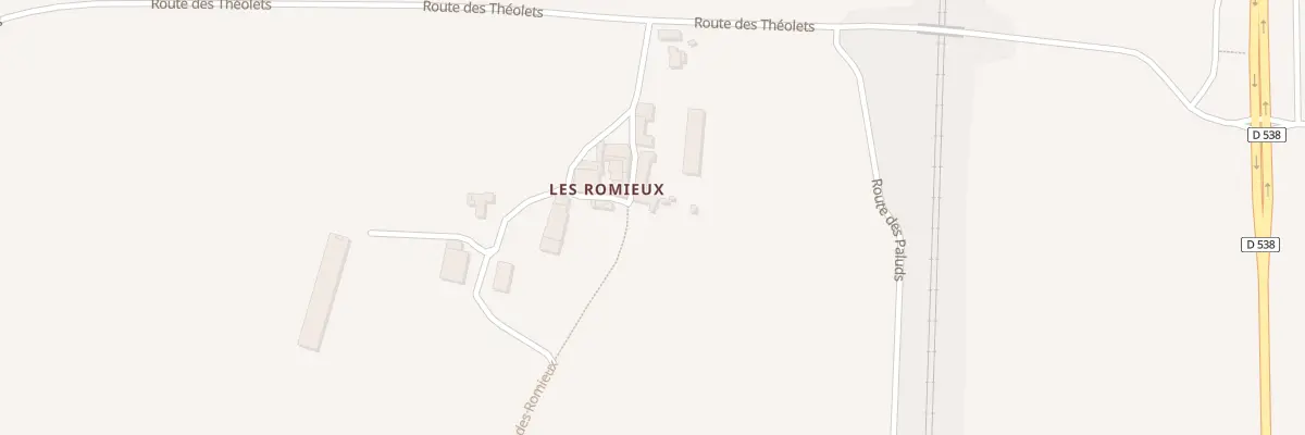 Plan du 15 Tra des Romieux à Montvendre