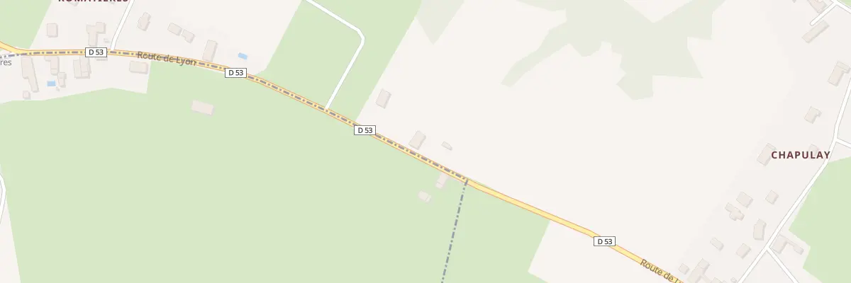 Plan du 3340 Rte de Lyon à Valencin