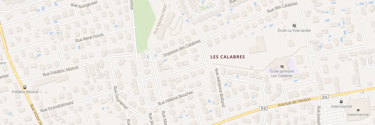 Plan du 7 Rue des Calabres à Meyzieu