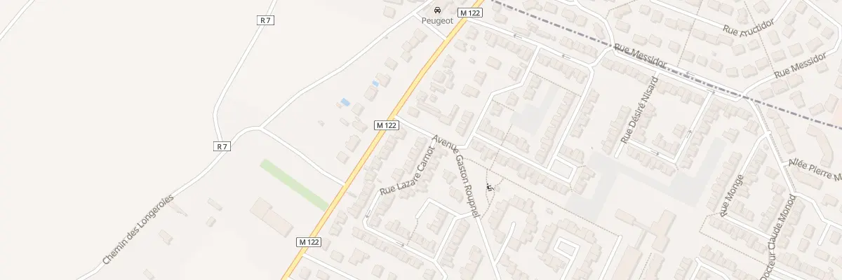 Plan du 2 Rue Lazare Carnot à Marsannay-la-Côte