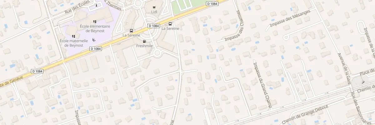 Plan du 17 Imp du Grand Pre à Beynost
