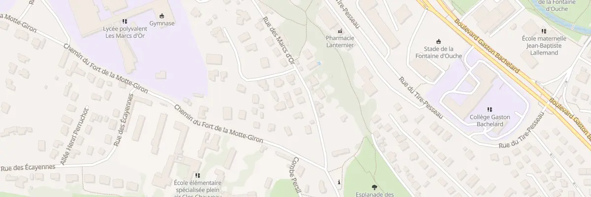 Plan du 27 Rue des Marcs d’Or à Dijon