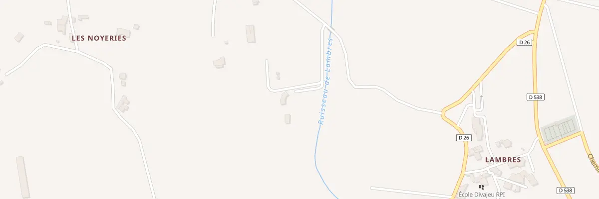 Plan du 5185 Lambres à Divajeu
