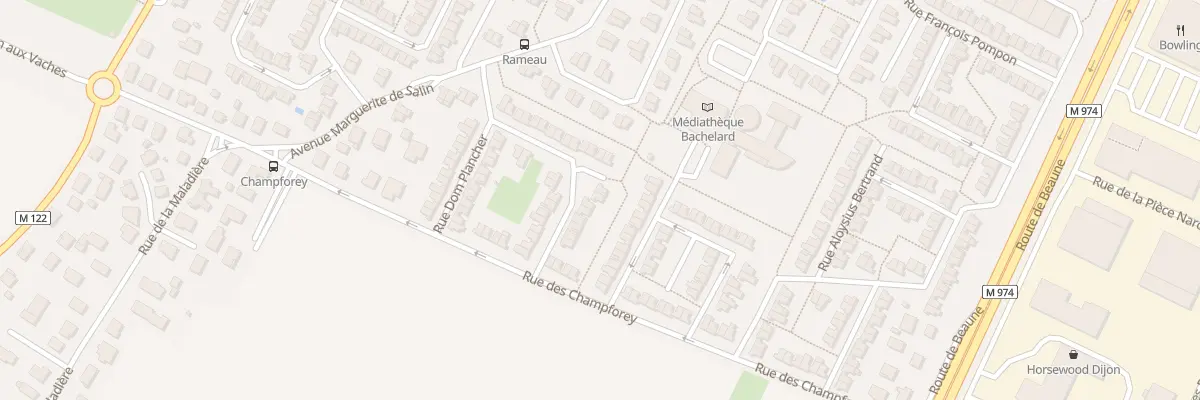 Plan du 31 Rue Jacques Bénigne Bossuet à Marsannay-la-Côte