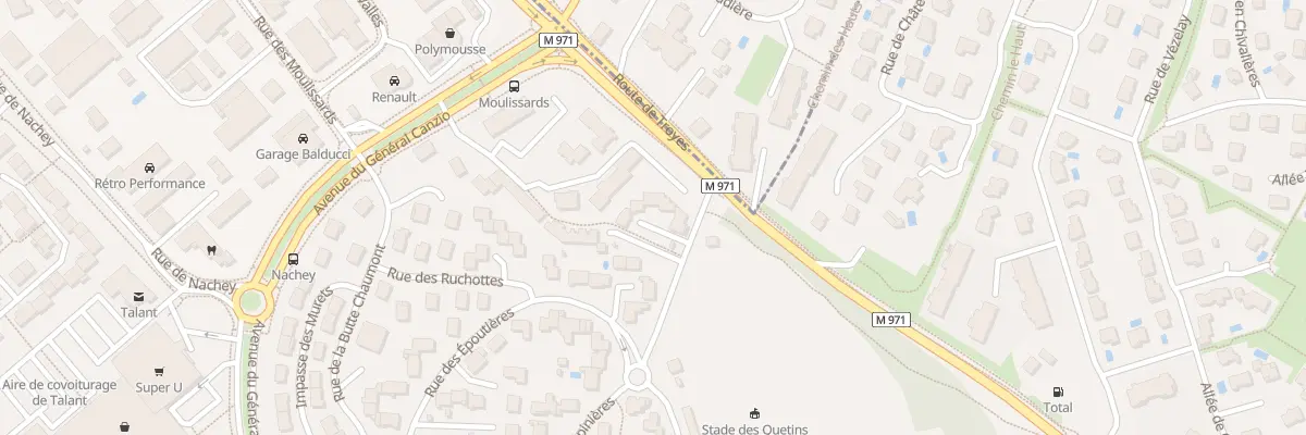 Plan du 9 Rue Giuseppe Garibaldi à Talant