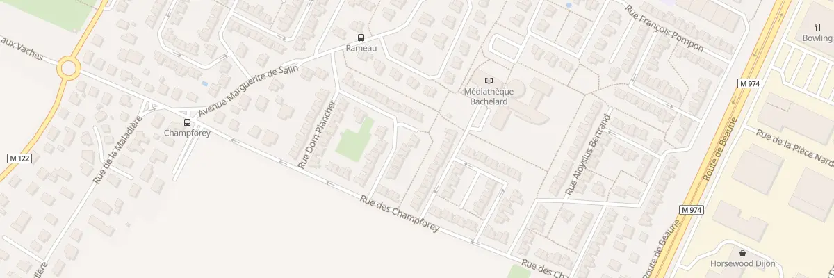 Plan du 29 Rue Jacques Bénigne Bossuet à Marsannay-la-Côte