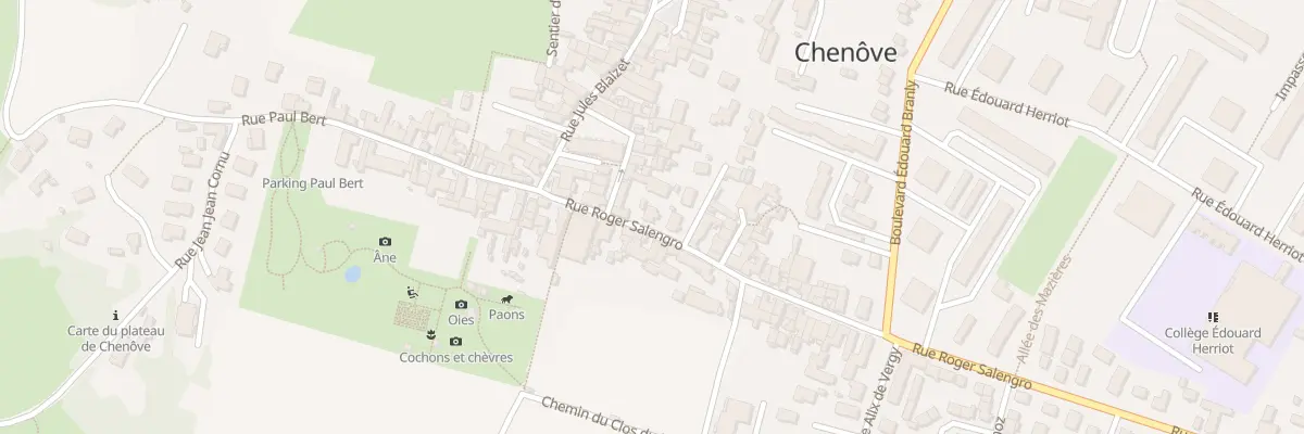 Plan du 5B Rue Roger Salengro à Chenôve