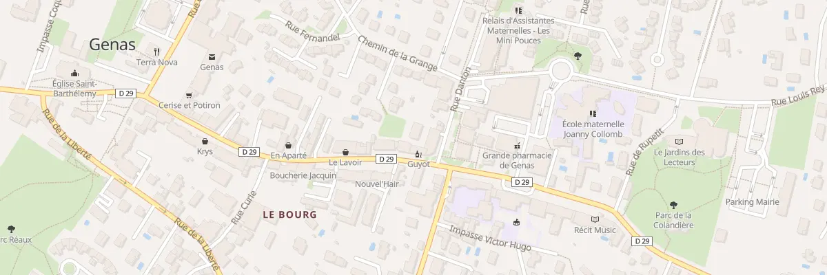 Plan du 39 Rue de la Republique à Genas