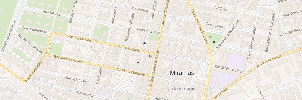 Plan du 2 Rue Curie à Miramas