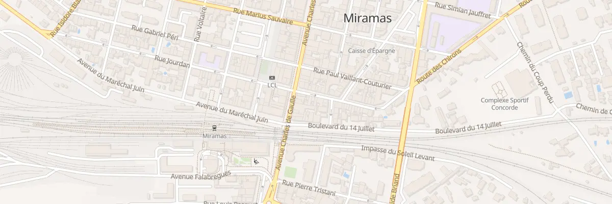 Plan du 2 Rue Castagne à Miramas