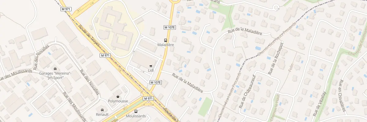 Plan du 3B Rue de la Maladière à Daix