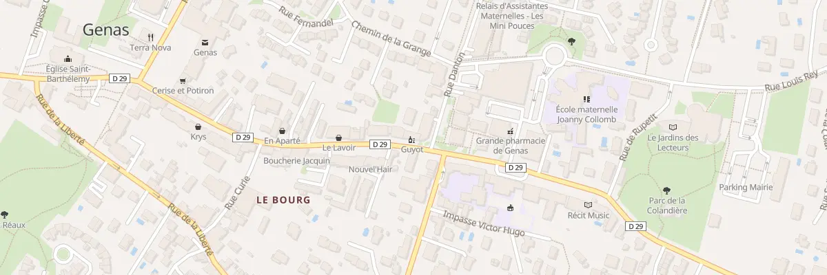 Plan du 41 Rue de la Republique à Genas