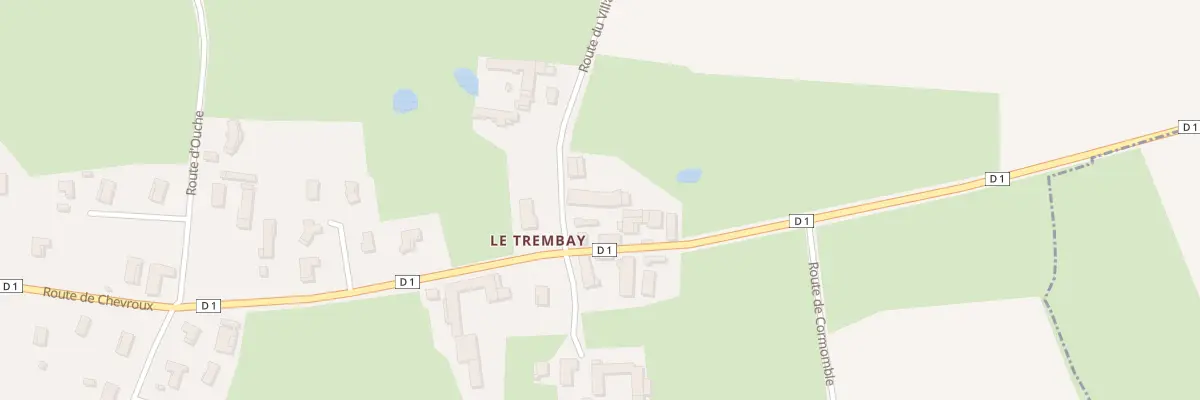 Plan du 14 Rte du Villat à Boissey