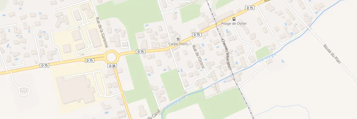 Plan de la Rue de l’Octroi à Septème