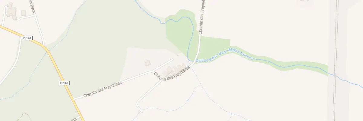 Plan du 355 Chem des Freydieres à Upie
