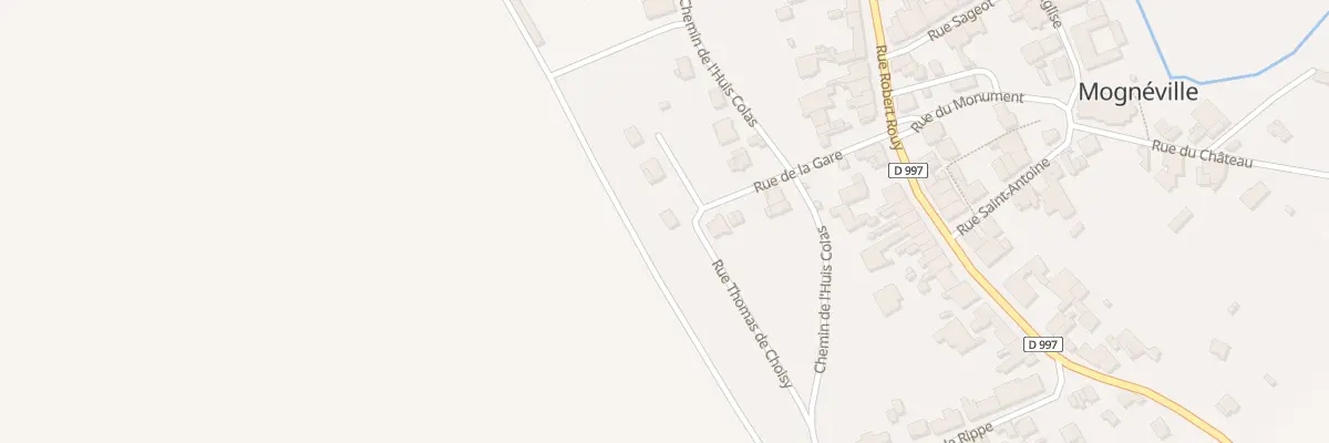 Plan du 11 Rue de la Gare à Mognéville