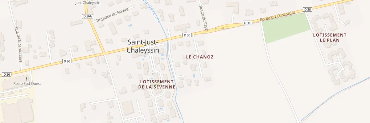 Plan du 125 Imp des Chênes à Saint-Just-Chaleyssin