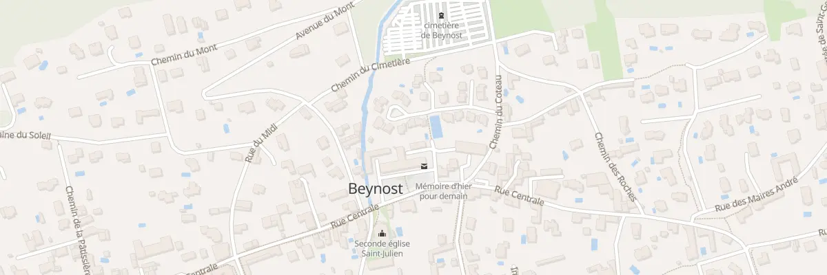 Plan du 103 All du Coteau à Beynost