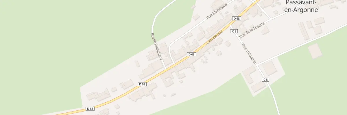 Plan du 5128 Le Village Est à Passavant-en-Argonne