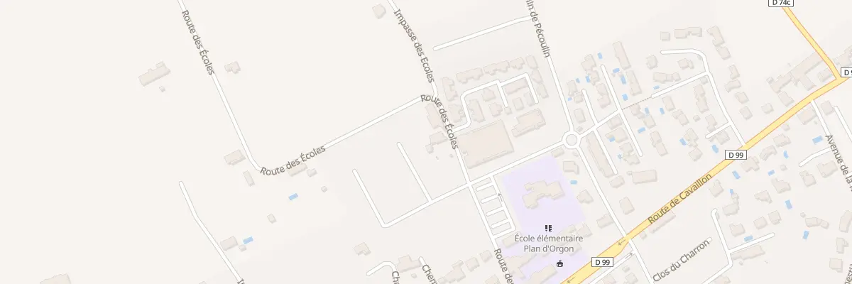 Plan du 231A Rte des Ecoles à Plan-d’Orgon