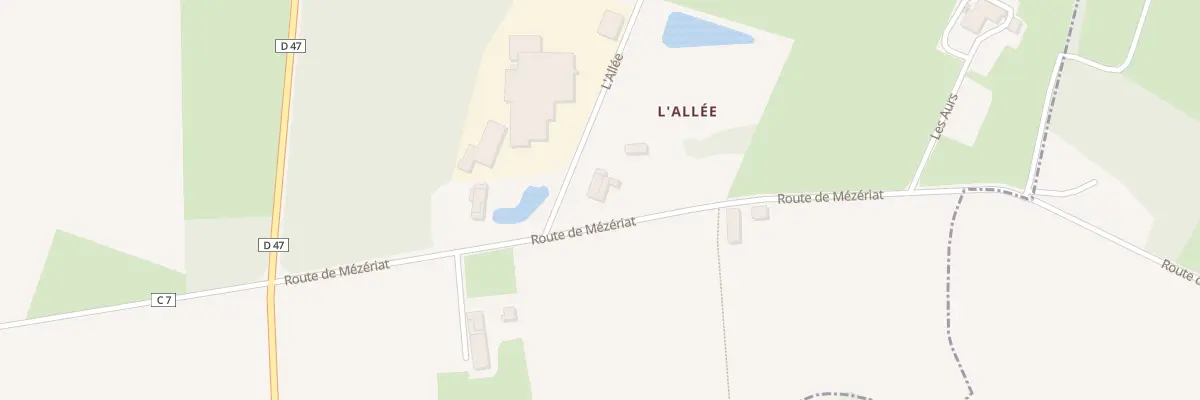 Plan du 50 All l’Allee à Perrex