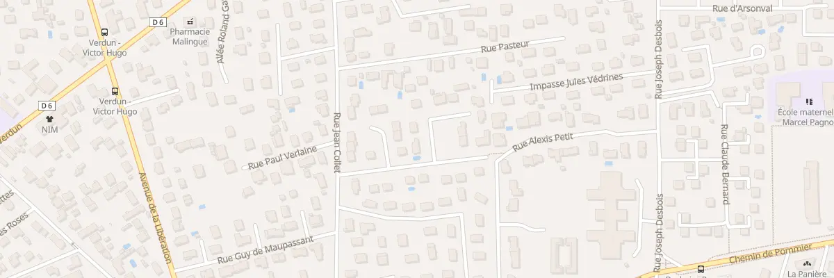 Plan du 52 Rue Jean Collet à Meyzieu