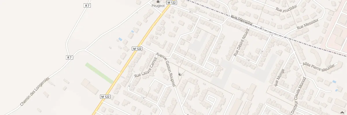 Plan du 2 Rue Lacordaire à Marsannay-la-Côte