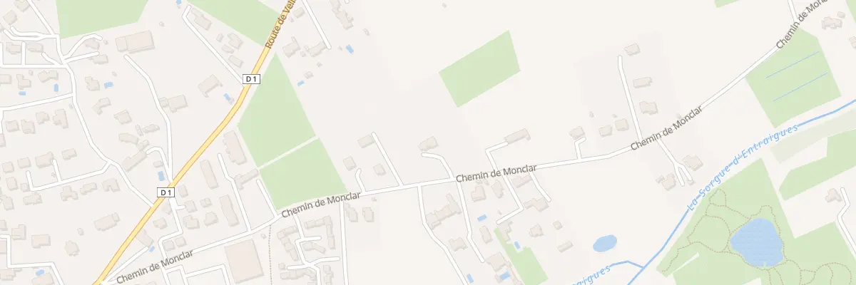 Plan du 451 Che de Monclar au Thor