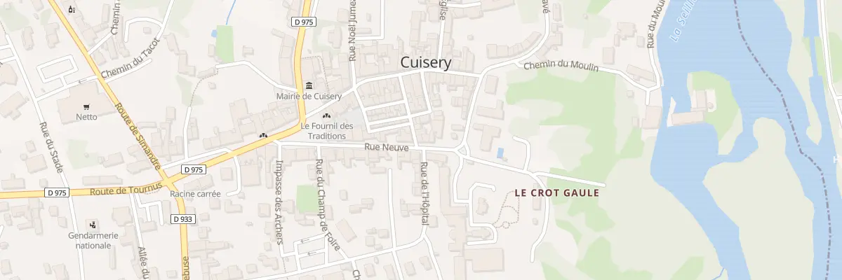 Plan du 116 Rue Neuve à Cuisery