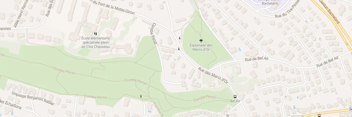 Plan du 17 Rue des Marcs d’Or à Dijon