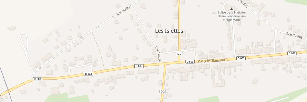 Plan du 45 Rue Jules Bancelin aux Islettes