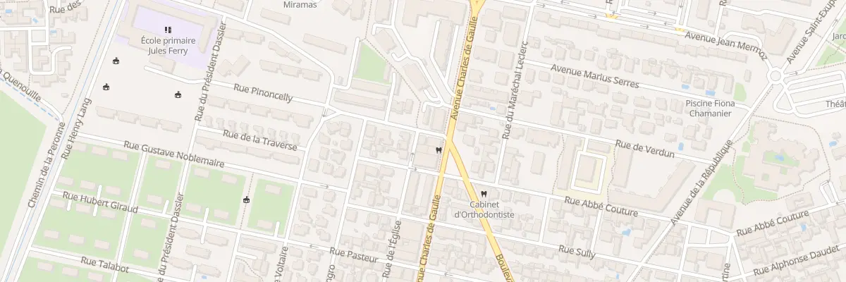 Plan du 12 Rue de l’Église à Miramas
