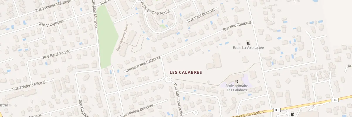 Plan du 20 Rue des Calabres à Meyzieu