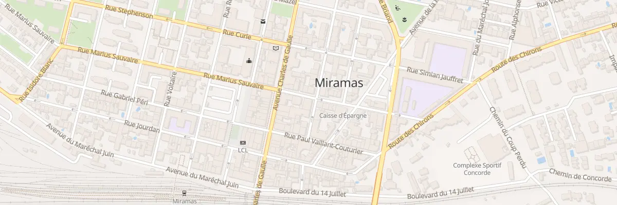 Plan du 8 Rue Carnot à Miramas