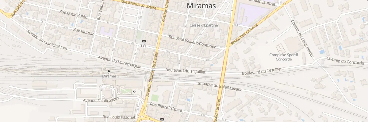 Plan du 3 Rue Gambetta à Miramas