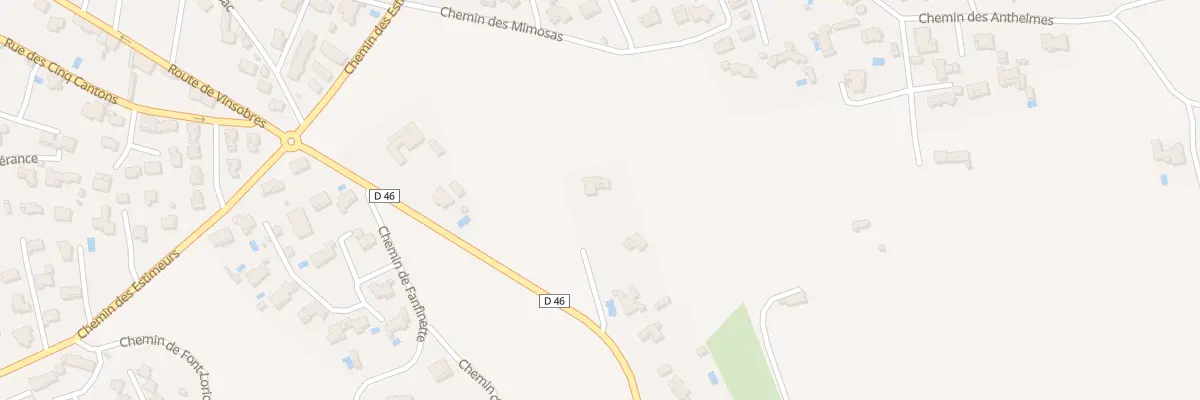 Plan du 91 Rte de Vinsobres à Valréas