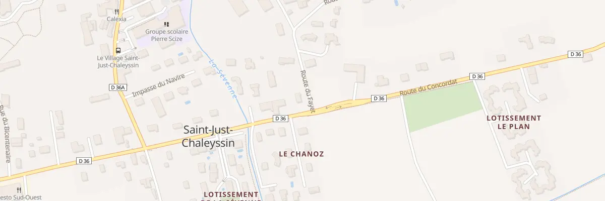 Plan du 25 Rte du Fayet à Saint-Just-Chaleyssin