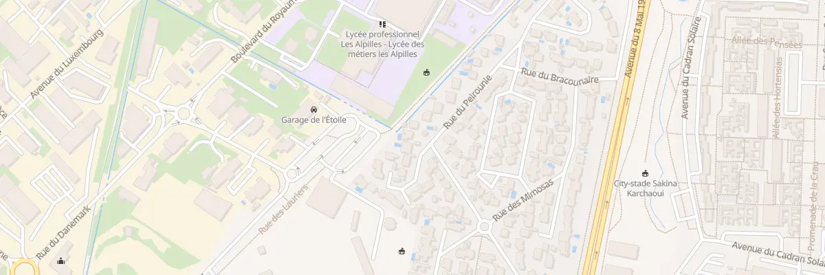 Plan du 273 Rue du Peirounie à Miramas