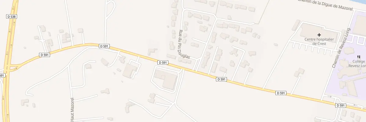 Plan du 5 Rue du Pin Douglas à Crest
