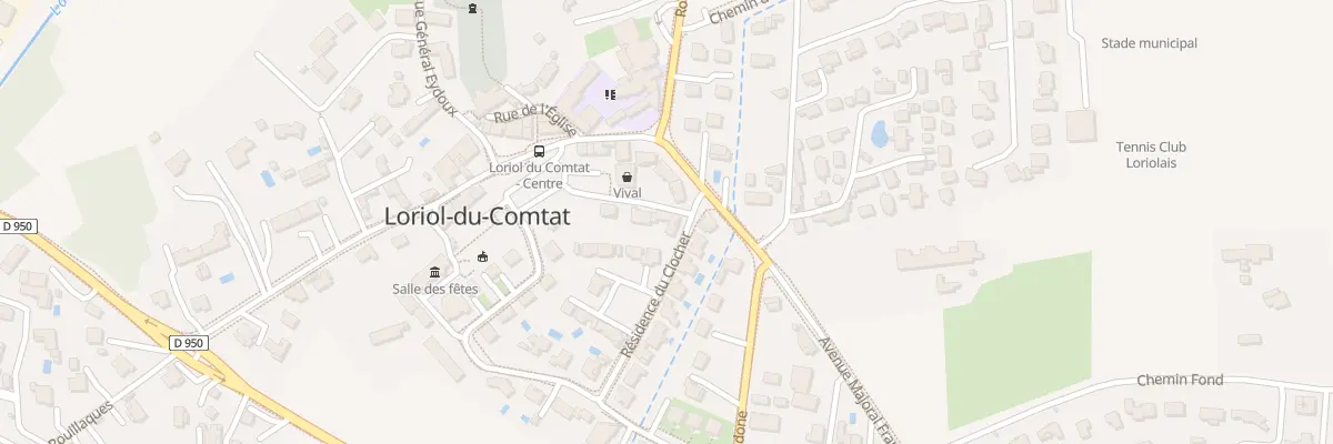 Plan du 4 Res du Clocher à Loriol-du-Comtat