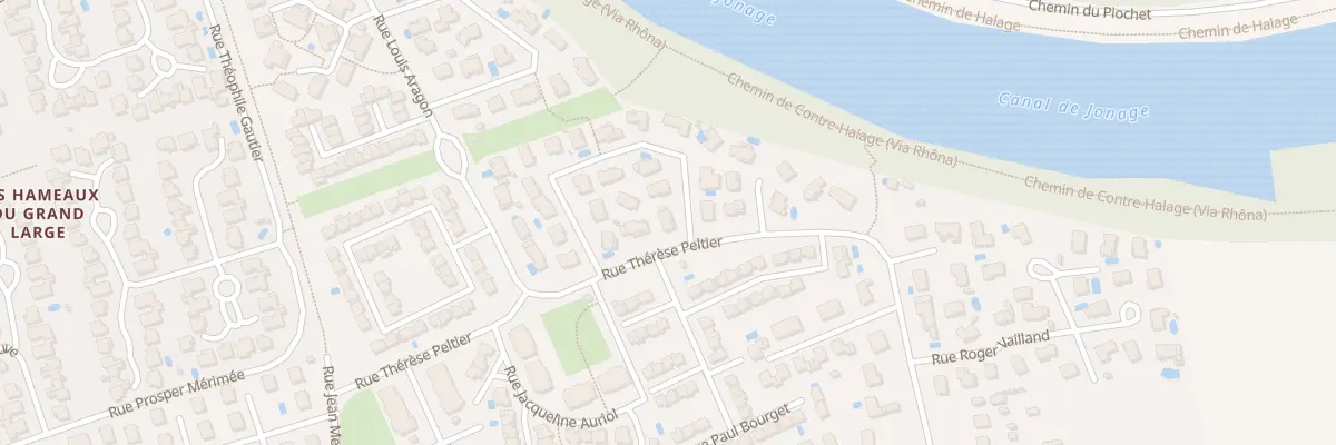 Plan du 16 Rue Alain Fournier à Meyzieu