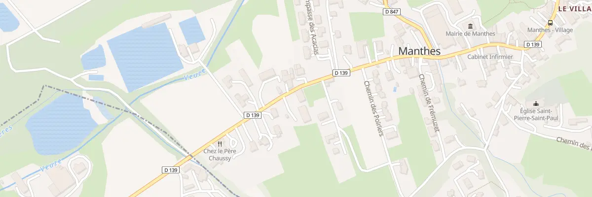 Plan du 255 Rte de Saint-Sorlin à Manthes