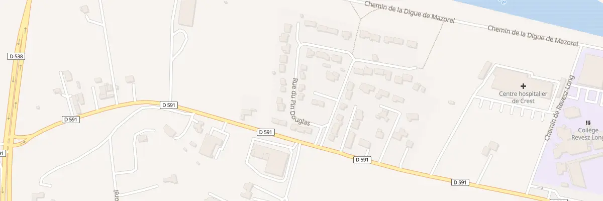 Plan du 2 Rue du Pin Douglas à Crest